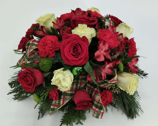 Christmals flower centerpiece