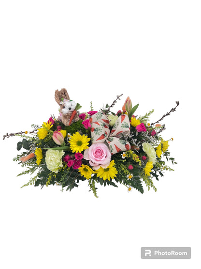 Bunny Kisses Centerpiece - Printz Florist