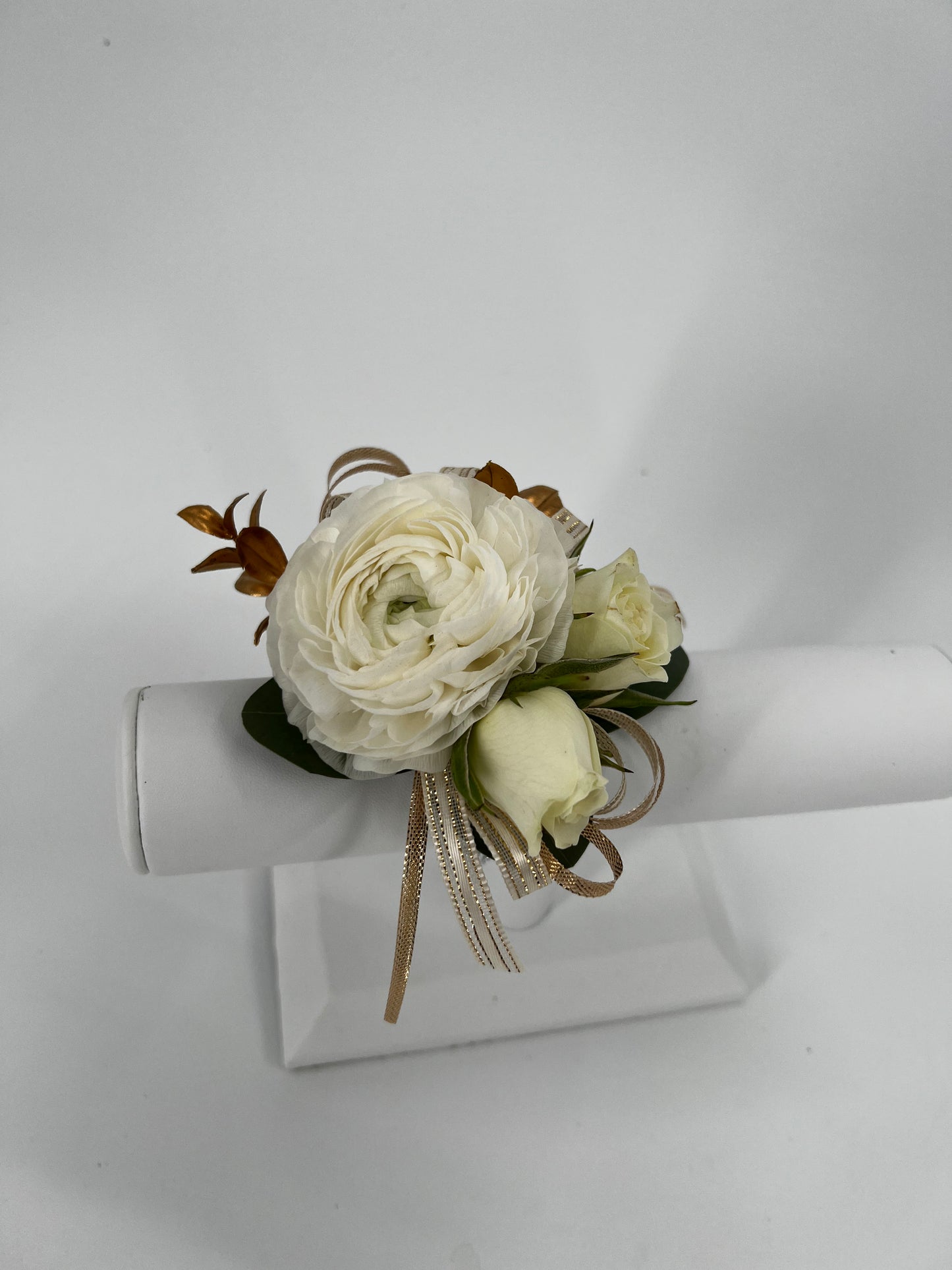 Custom Corsage with matching Boutonniere